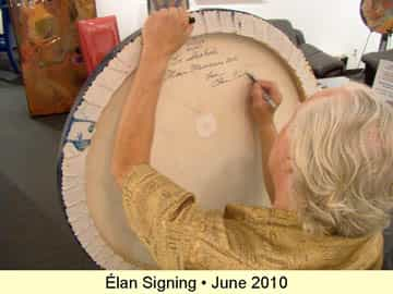 Cathedral City Artist: Elan Vital, Elans Fantastic Patrons | Elan signing 6_2010